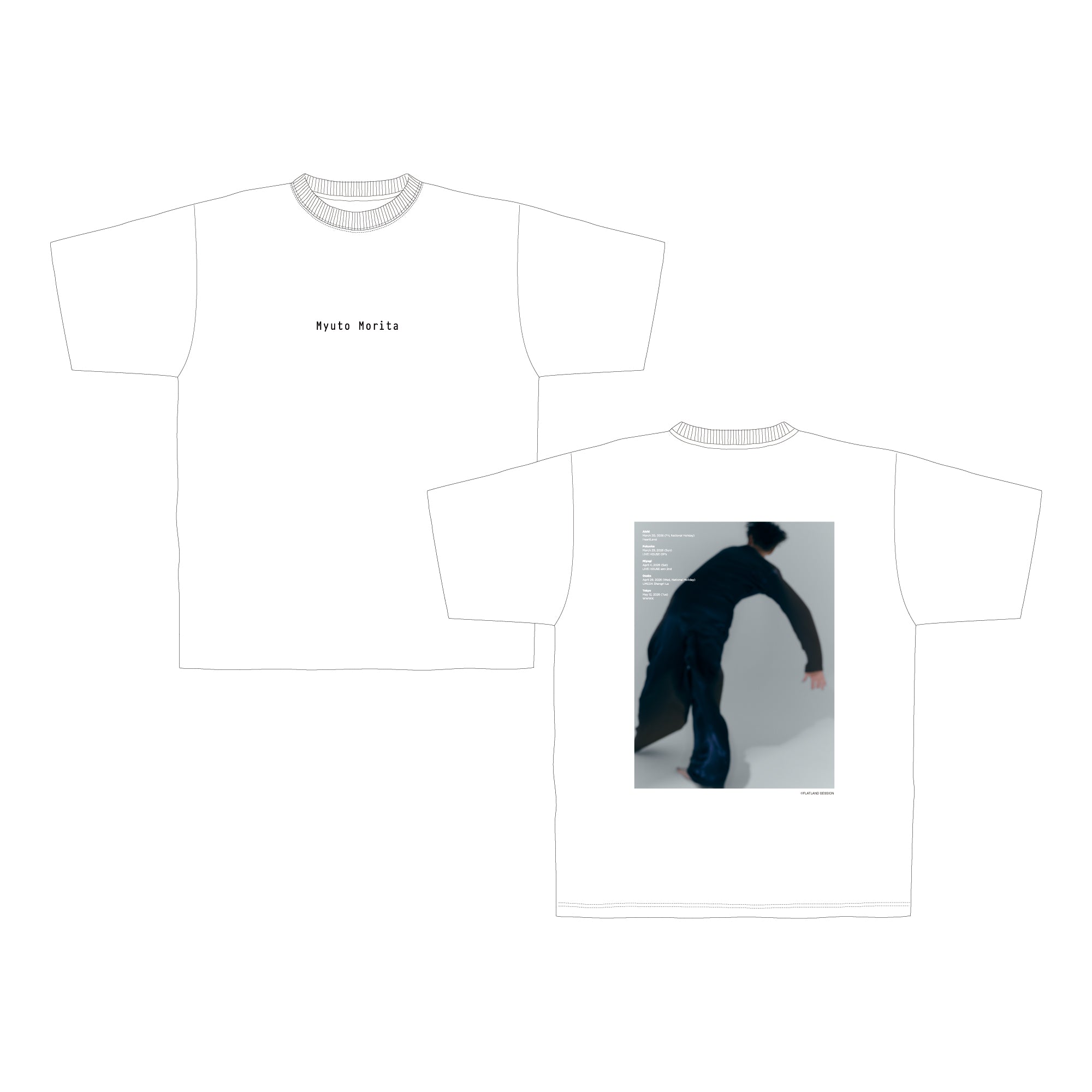 "Myuto Morita Live Tour 2026" Tee