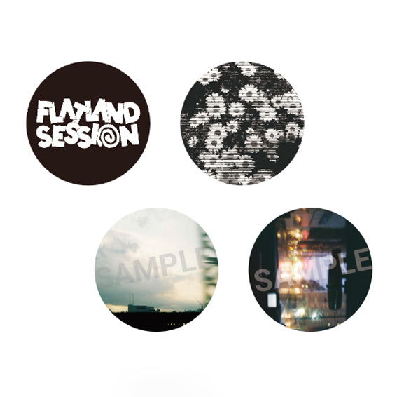 "FLATLAND SESSION" Badge Set