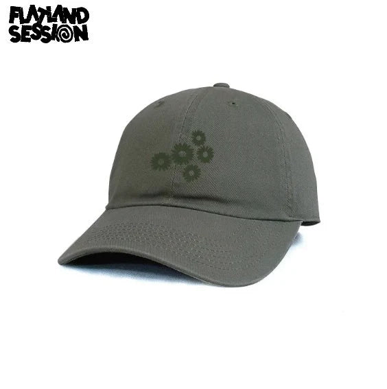 "FLATLAND SESSION" Cap  - Olive x Olive